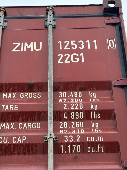 Kontener 20 stopowy cena brutto