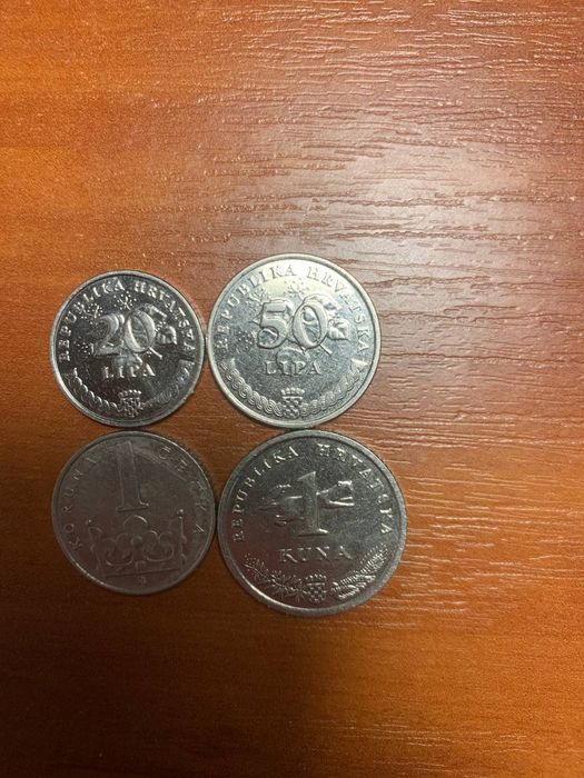 Монети ЗСУ, євро різних країн, Чехія, Хорватія, обмін