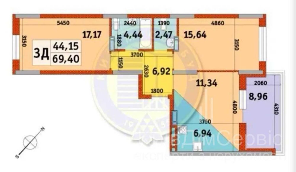 Без комісії! Продаж 3 ккв квартири Пуща-Водиця Квітки Цісик