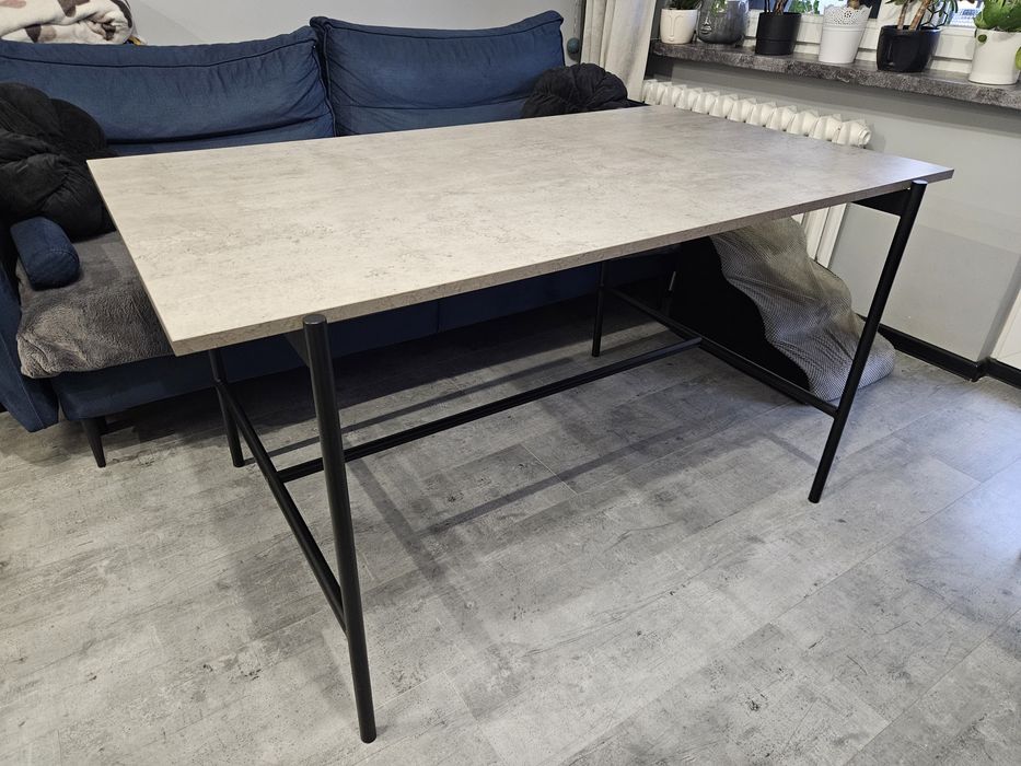Stół Terslev 80X140 Kol Betonu