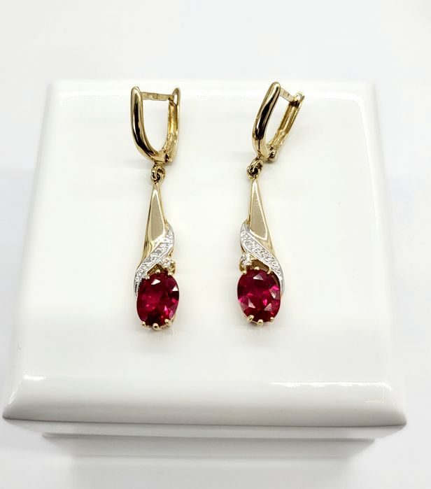 Złote kolczyki próba 585-14CT