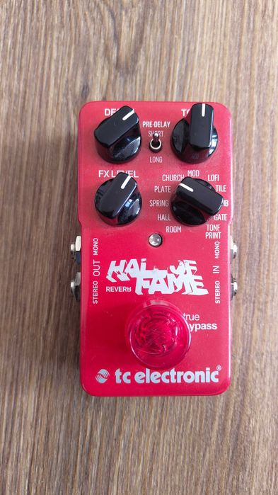Hall of Fame - TC Electronics (pedal reverb)