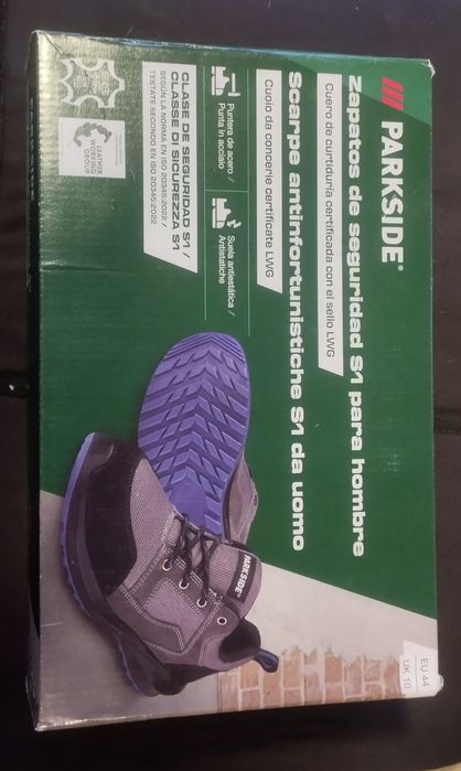 Sapatos de segurança 44 Parkside