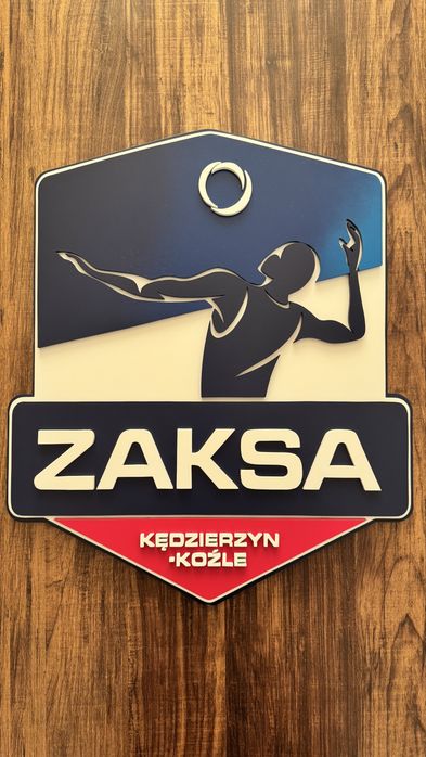 Herb drewniany ZAKSA Kędzierzyn-Koźle