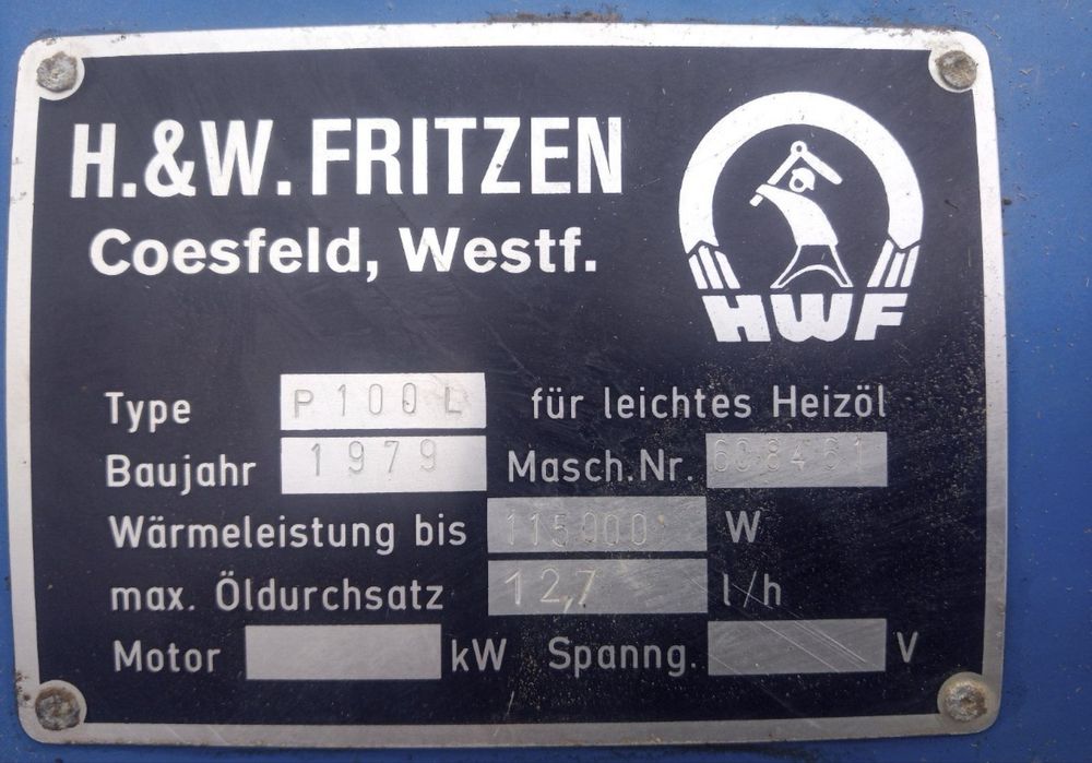 Piec do suszarni westfalia