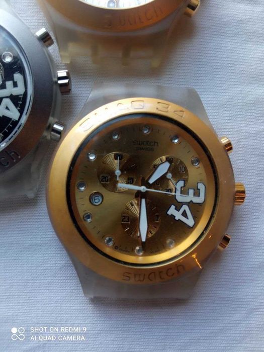 Годинник в стилі Swatch Irony Diaphane 40 mm