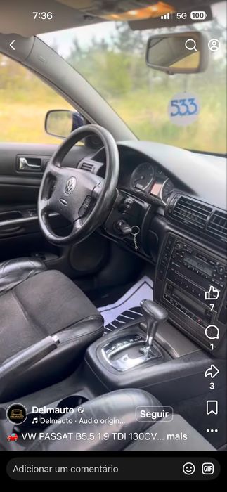 Vw pasat 1.9TDI, 130cv caiixa automatica com 259km