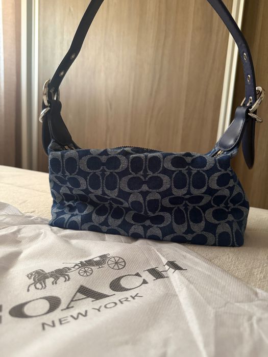 Bolsa de ombro denim Coach