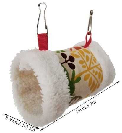 Cama tenda, suspensa para ave, agapornis, periquito, hamster, animais