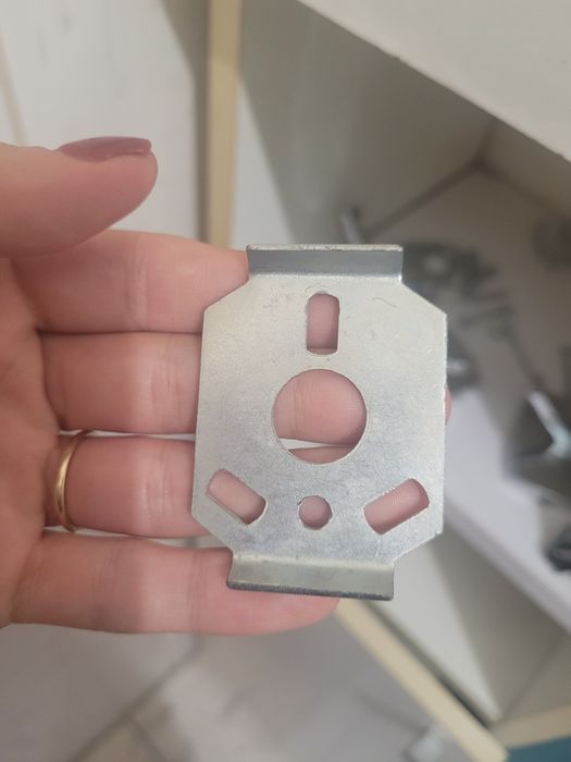 Zestaw 3 wieszaków łazienkowych