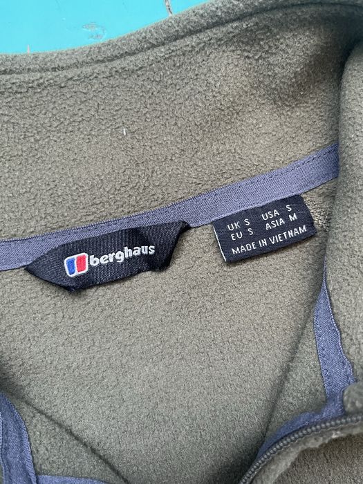 Флисовая кофта Berghaus, размер S, флиска Berghaus, флиска Polartec, мужская флисовая кофта Berghaus