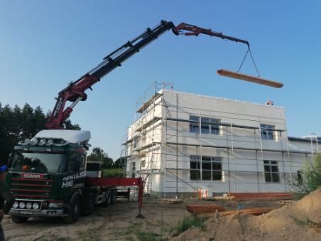 Dźwig, HDS, montaż hal, wiązary dachowe , stropy, transport maszyn