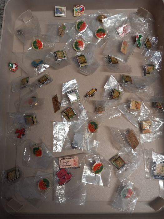 Coleção de pins portugueses