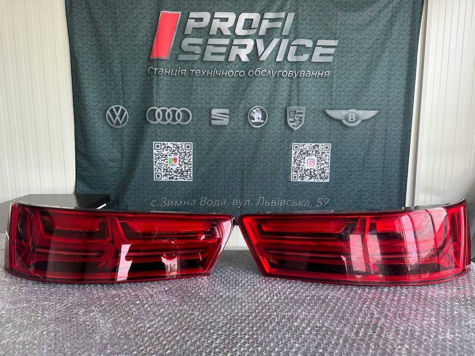 Задні LED ліхтарі Audi Q7 4M Фари Стопи Оптика Ауді Європа ЛЕД EU