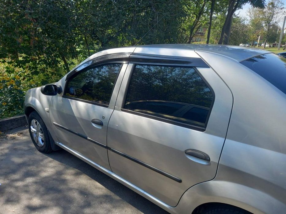 Dacia Logan I 2008-2012 рр. Вітровики (4 шт., Sunplex Sport)