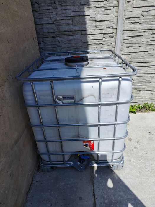 Mauzer 1000L brudny ocynkowany kosz