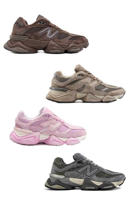 Жіночі кросівки New Balance 9060, БЕЖ, ШОКОЛАД, РОЖЕВІ, СІРІ