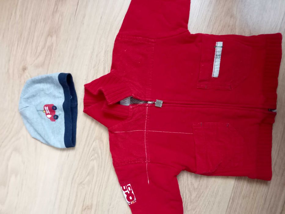 Kurtka mini man r.74+czapka