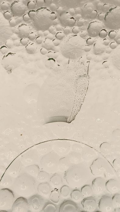 Szkło zielone misja owocarka salaterka krople rosy