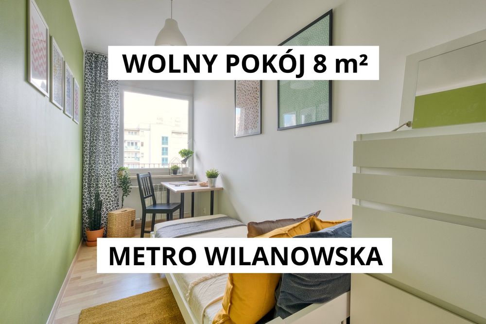 Wolny pokój od 1.10 METRO Wilanowska SGH ŁAZARSKI Lazarski mordor Westfield Mokotów