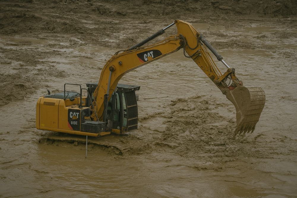 Послуги екскаватора Caterpillar 318 EL