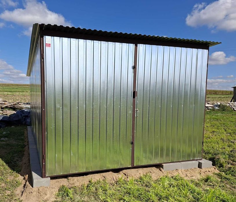 Garaż blaszany 6x5 6x6 8x5 8x6 Garaże blaszane Blaszak Cała Polska