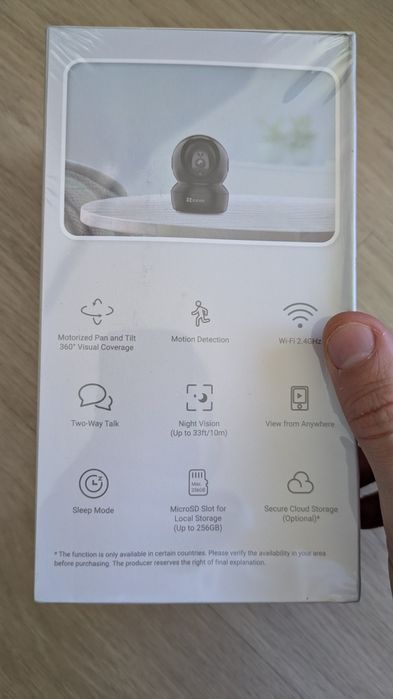Câmara de vigilância 360º WiFi+Ethernet -NOVA NA CAIXA AINDA POR ABRIR