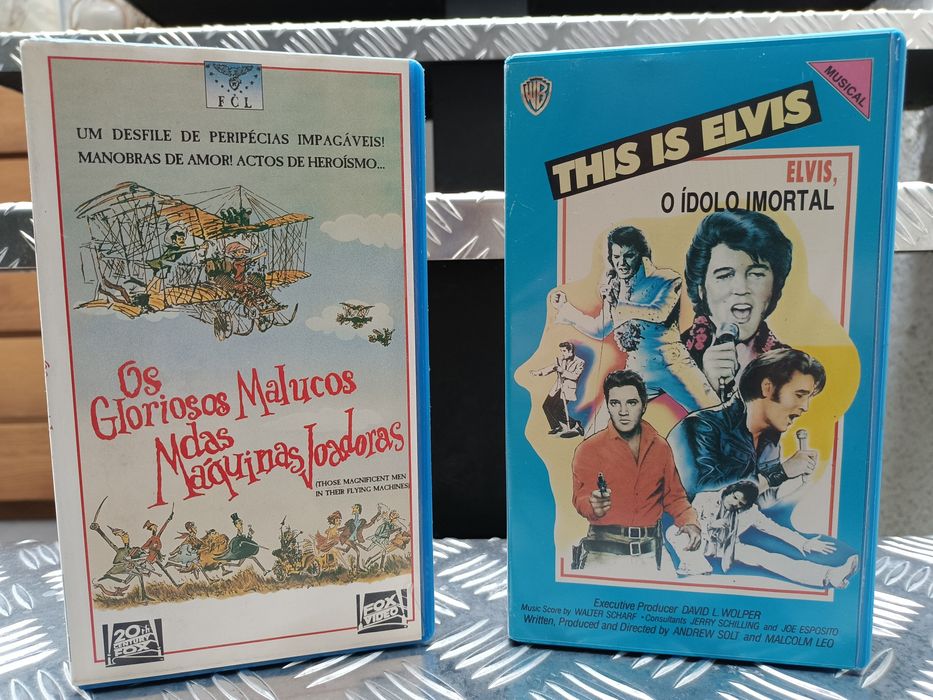VHS lote de filmes
