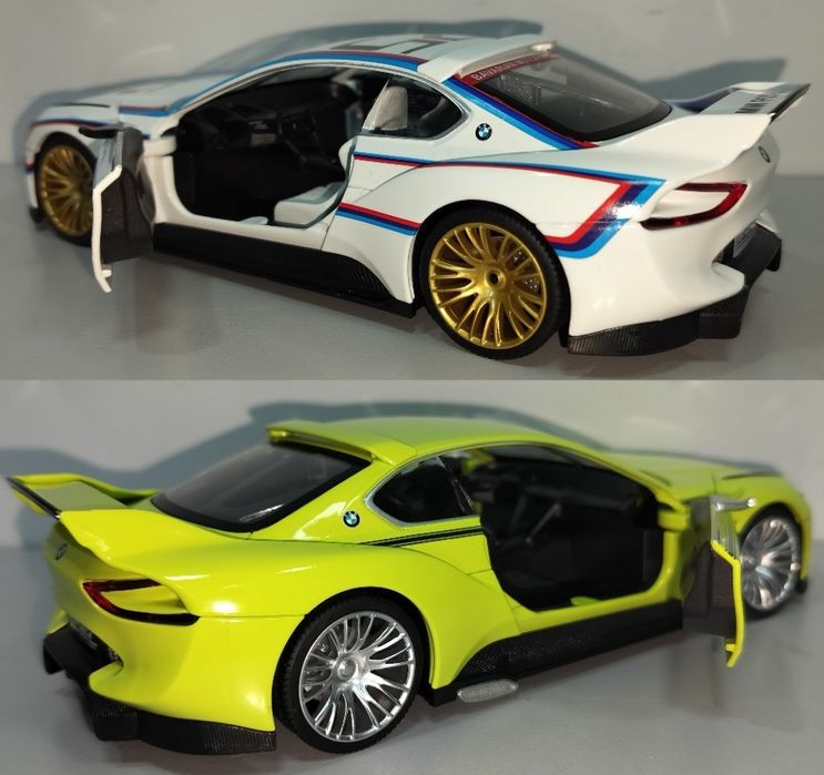 BMW 3.0 CSL Hommage R модель 1:24 ТМ Автопром MSZ Металл Звук Свет