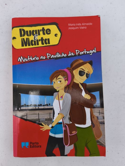 Livro Duarte e Marta Mistério no Pavilhão de Portugal