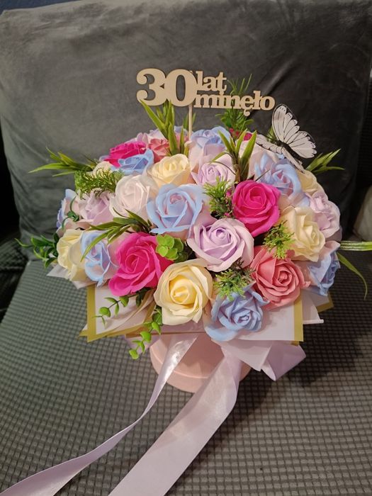 Bukiety z kwiatów mydlanych i nie tylko