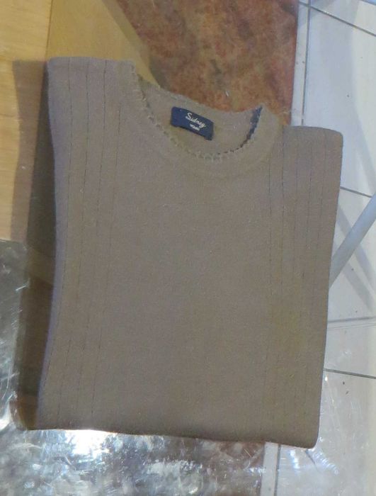Camisola em angorá, Castanha - Marca: Sidney woman . Tam. S
