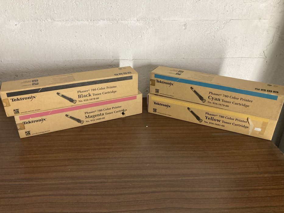 Lote 4 toner tektronic phaser 780 color