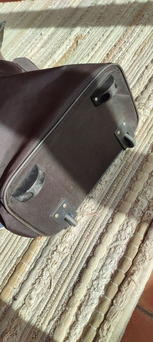 Saco mala troley de viagem com pele - Muito pouco usado