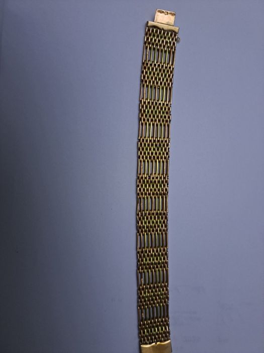 Мужской браслет золото 583