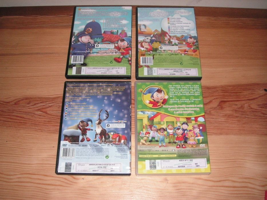 DVD´S Noddy - Abram Alas e Brinca e Aprende