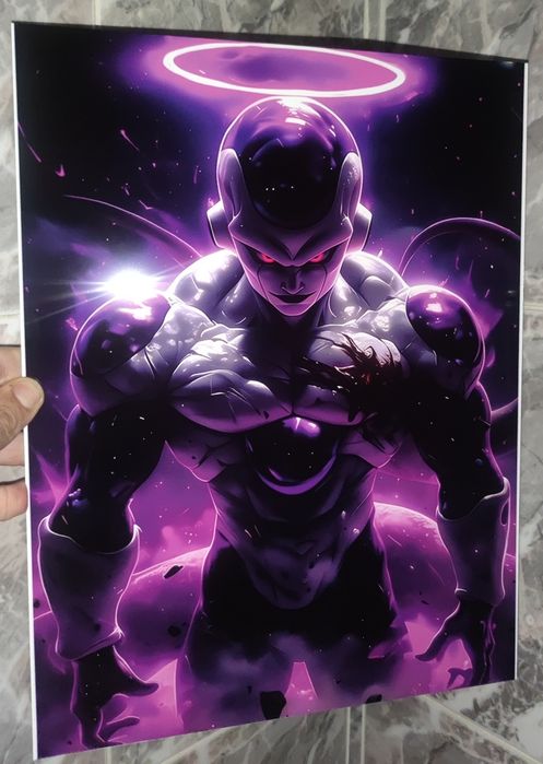 Freeza dragon ball Painel/Placa Sublimação 30x40cm, Anime (1mm Espessu