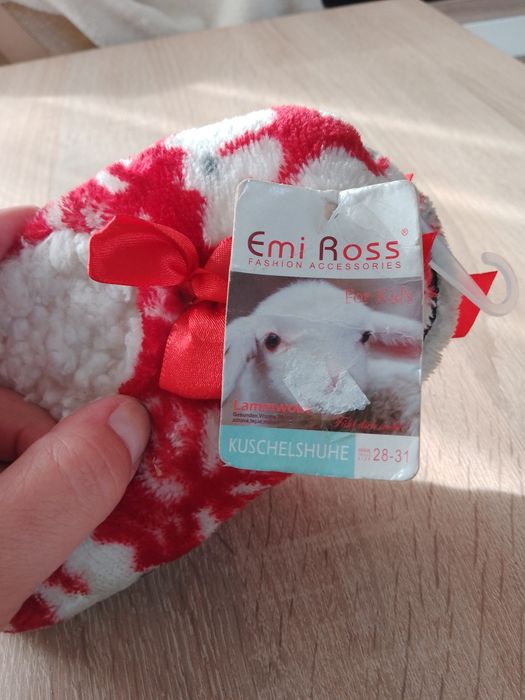 Kapcie dziecięce polarkowe