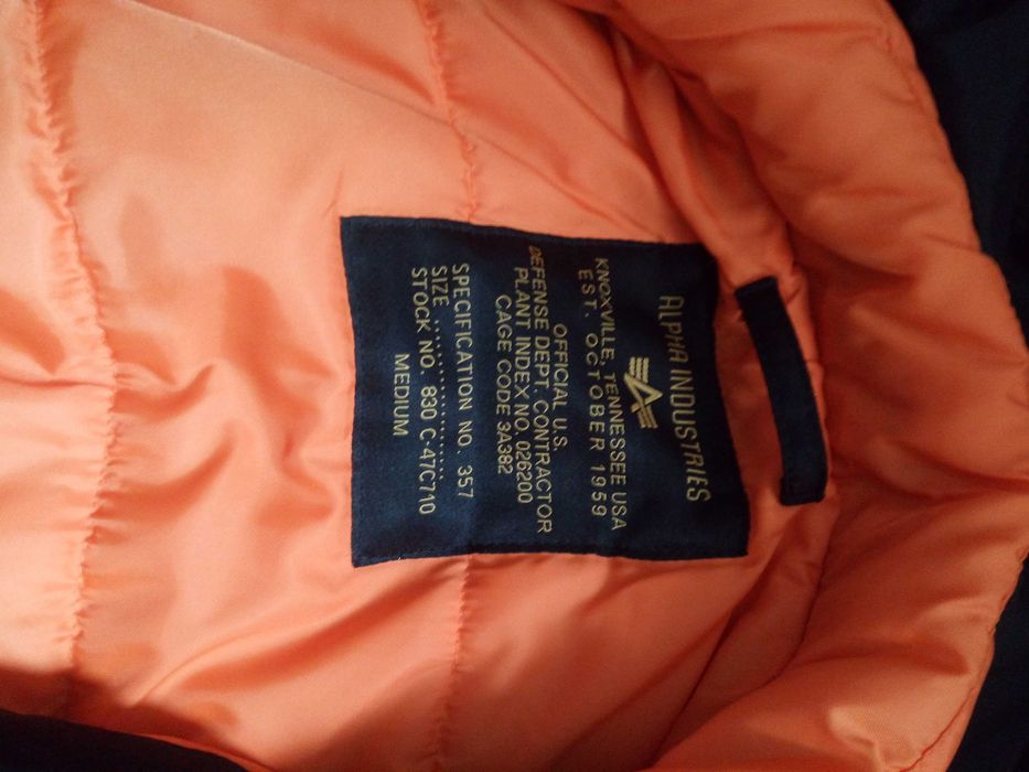 Kamizelka Alpha Industries MA-1 VEST black  BDB rozmiar MEDIUM