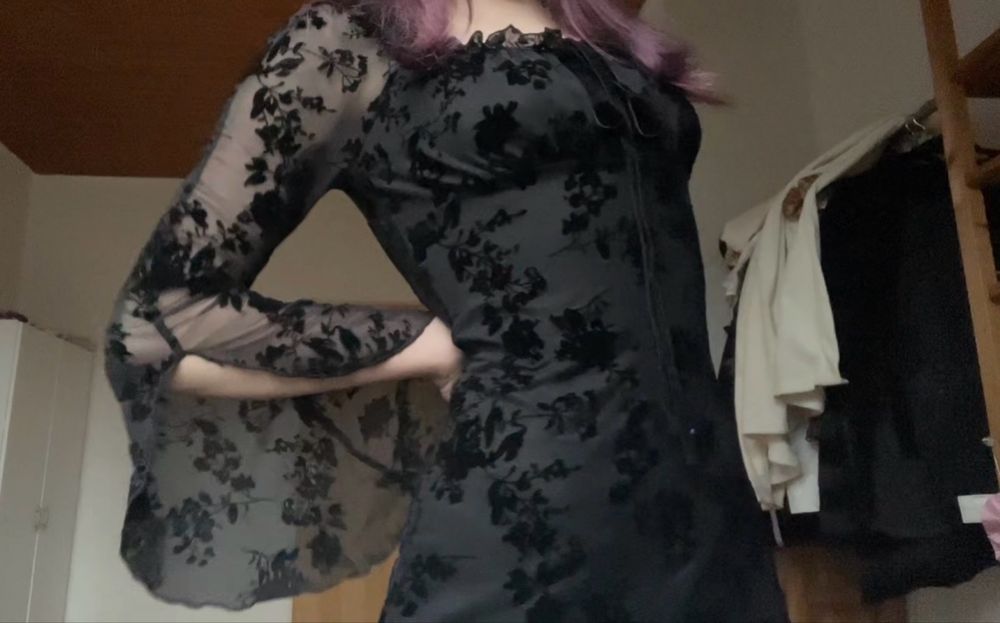 Платье готическое размер XS/S