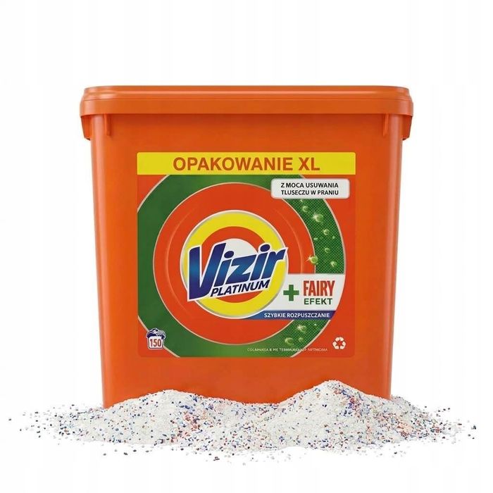 VIZIR proszek do prania białego 7,5 kg wiaderko turecki ORYGINALNY
