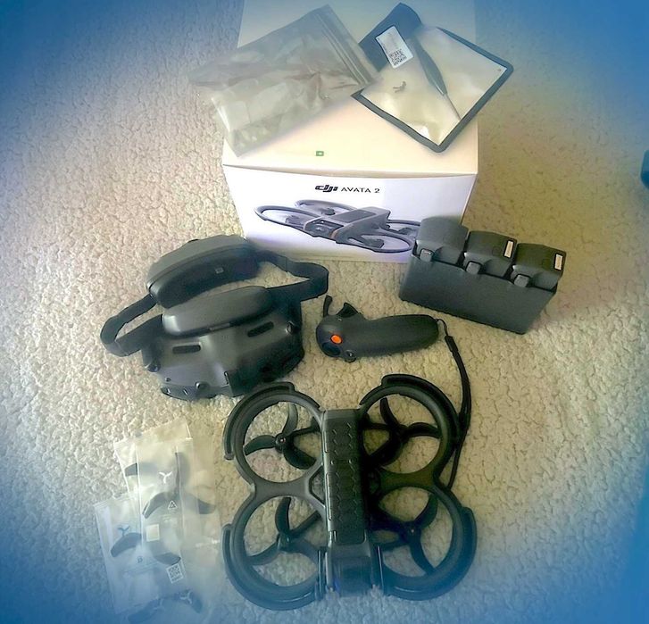 DJI AVATA 2 – Semi-Novo 3 Baterias + HUB + Protecções