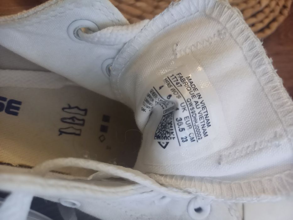 Converse all star białe