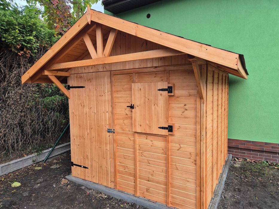 Domek drewniany narzędziowy 2,5x2,5 Altana szopa ogrodowa narzędziówka