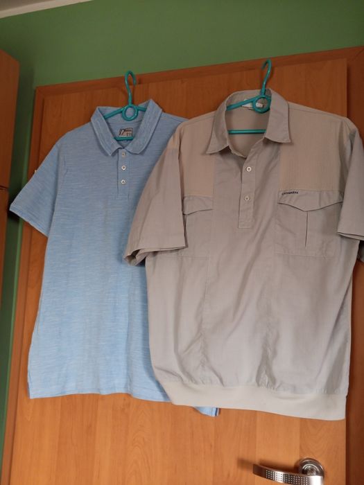Zestaw koszulki męskie polo r L pachy 110