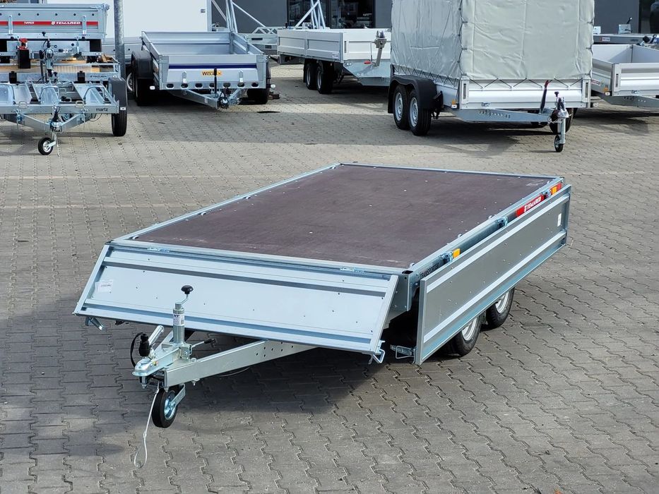 Temared Dostawa! Przyczepa Platforma Wym. 304X153x30 Transporter