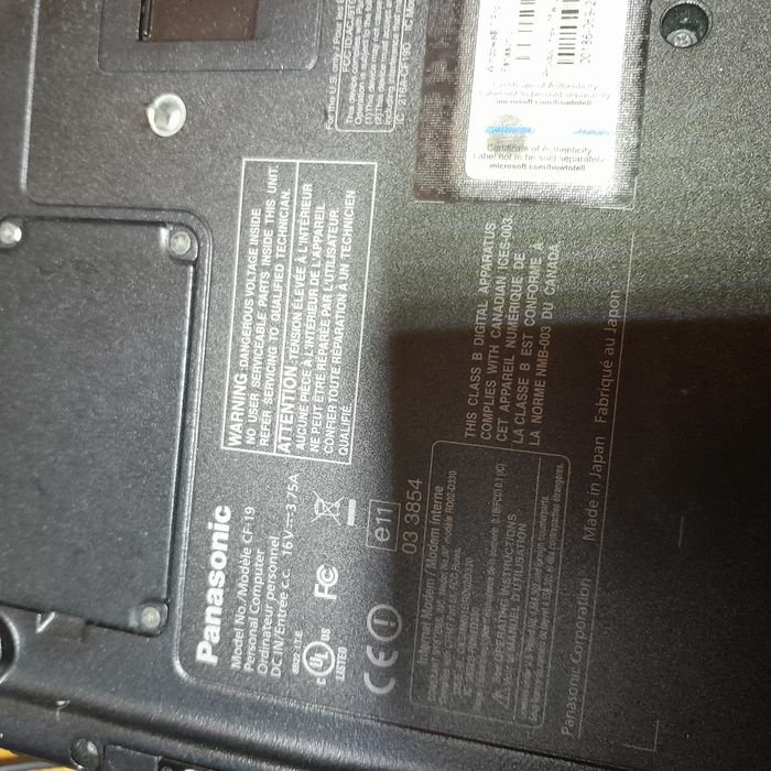 Panasonic Touchbook CF-19