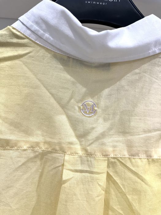 Marella sport nowa letnia koszula oversize żółta tunika bawełniana