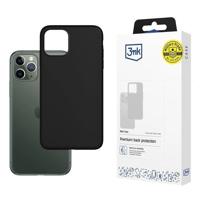 Etui 3mk Matt Case na iPhone 12/12 Pro - czarne