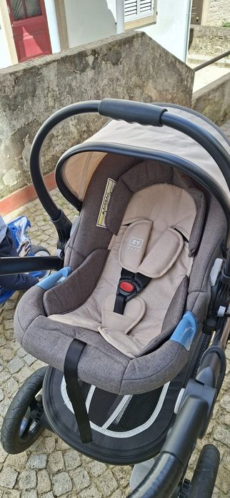 Carrinho Trio ZY Safe Adventure Tribe 3 - Completo c/ Caixa e Manuais.